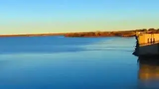 Overlooking Lake Ellsworth at the dam near Elgin Oklahoma !