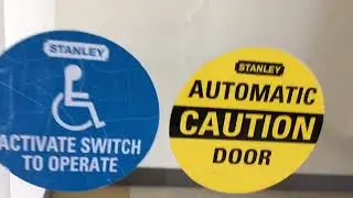 Stanley automatic door record  automatic sliding door at rocky vista university in Parker Colorado