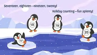 Winter Holiday Counting Adventure ❄️ | Fun Math Song for Kids (1&ndash;20)