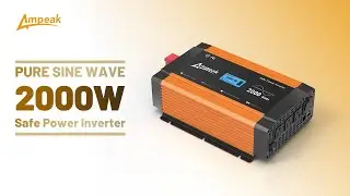 Introducing the upgarde Ampeak 2000w pure sine wave inverter