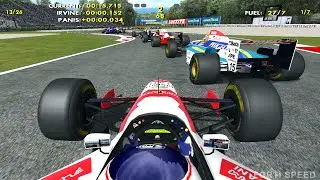 F1 1995 | Taki Inoue Onboard | Monza Italy | Footwork Hart | F1 Challenge 99 02 | HD