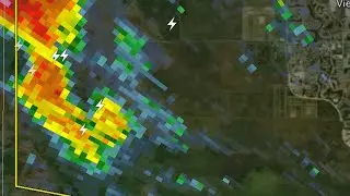 KMLB LP Supercell, Boundary Interaction, RadarScope Pro Tier 2 5/15/22