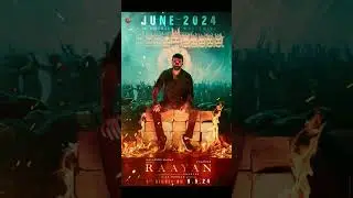 Official: #Raayan First Single on May 9..🔥JUNE 2024 Release Confirmed..✅Gangster look..🔥👌