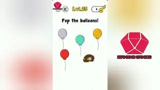 Trick Me Level 25 pop the balloons