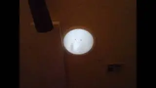 big rain drops from severe thunderstorm hitting skylight in Pensacola Florida