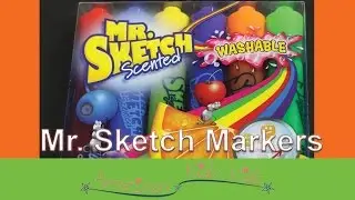 Playing With Mr Sketch Scented Markers - Kids Art Supplies & Projects | American Kids Vids #5