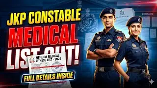 JKP CONSTABLE Medical List Out | Full details inside |#jkpconstable #jkssb
