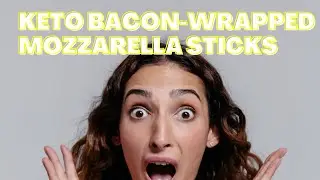 Keto Bacon-Wrapped Mozzarella Sticks