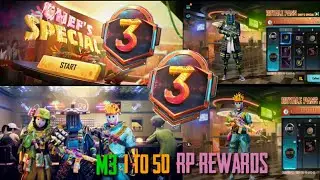 M3 Tier Rewards || 1 To 50 Royal Pass Rewards || Pubg Mobile || Pharaoh Gamer
