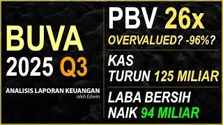 Saham BUVA 2025 Q3 Overvalued? PBV 26x Kas Turun tapi Laba Bersih Naik!