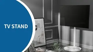 Best Floor TV Stand 2025 | YUNMOUNT TF1201MAW | Adjustable Corner TV Stand for 32&Prime;&ndash;65&Prime; TVs