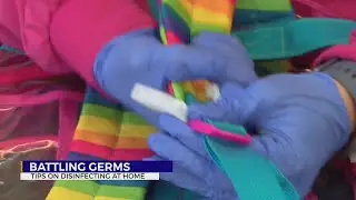 Tips on disinfecting at home