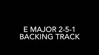E Major 2-5-1 Backing Track