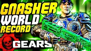 The Gnasher Kill Solo Ranked World Record in GEARS of WAR 🏆