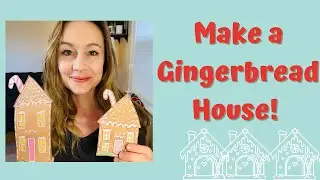 Make a Gingerbread House with Paper!