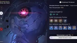 Argenti : Simulated Universe Gold and Gears Difficulty 2 | Honkai Star Rail | AnkeRAiA