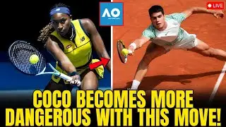 INSTANT ENVY Hits RIVALS As Coco Gauff LEARNS NEW Secret Shot INSPIRED BY Carlos Alcaraz!