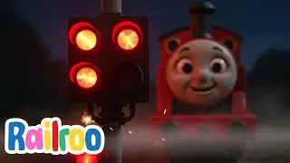 Ruby and the Signal That Blinked Twice 🚦 | Kids Train Story About Paying Attention | Moral Cartoon