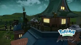 Pok&eacute;mon Legends Arceus: Daybreak Version 1.10 Bonus Cutscene With Commander Kamado & Captain Cyllene