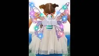 Electric Butterfly Wings Moving  Angel Girls Toy#skyzonestore #shortvideo #butterflywings #foryou