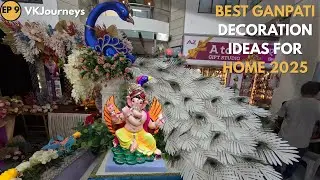 Ganpati Decoration Ideas For Home 2025  | Make Your Mandap Shine!