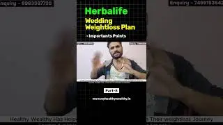 Herbalife ✅ Wedding Season Weight loss | Important Point&rsquo;s