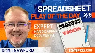 Spreadsheet Play of the day | Rays vs. Red Sox MLB Prediction, 7/13/25