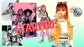 MILLENNIAL STARFIRE - Gabriel Picolo Inspired TEEN TITANS Sims 4 CAS