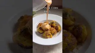 Healthy, veggie loaded Zucchini and Corn balls !!