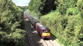 West Coast Railways  33029 & 34067, Corsham, 18.08.14