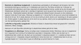 OPVS 122 Semesteropdrag bespreking