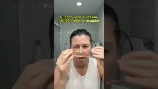 Maquiagem depois dos 40: Miss&atilde;o imposs&iacute;vel😅 #maquiagem #belezamadura #maquiagem40plus #belezareal