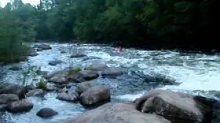Schroon River whitewater kayaking