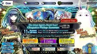 [FGO] Cleopatra Summon | Great Spirit's World Tour Event