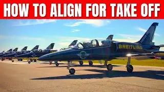 HOW TO ALIGN FOR TAKE OFF - Breitling Flying Demo Team Getting Ready