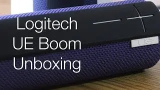 Распаковка Logitech UE Boom (индиго и черный)
