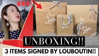 CHRISTIAN LOUBOUTIN UNBOXING/HAUL! SEE WHAT HE PERSONALLY DESIGNED FOR ME!