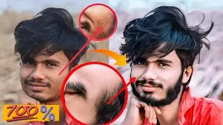 Hair And Beard Photo Editing In Mobile || New Photo Editing || Mobile Se Face Editing || FaceApp