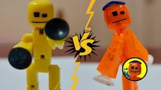 ORANGE vs YELLOW | Stikbot Battle