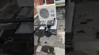 Fujitsu mini split install #hvac #coolingsolutions #coolingsystem #foryou