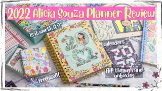 Alicia Souza Planner 2022 Flip Through and Review | Planner Freebies