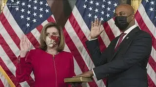 Kwanza Hall sworn in as U.S. Congressman