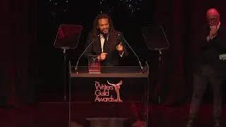 2019 Writers Guild Awards &ndash; James Schamus presents the Burkey Award to Franklin Leonard