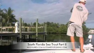 Stuart Florida Sea Trout Fishing Docks and Canals