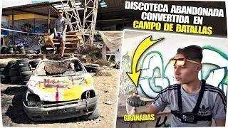 DISCOTECA ABANDONADA convertida en CAMPO DE BATALLA !!! 💀⛔ - Exploracion Urbana Lugares Abandonados