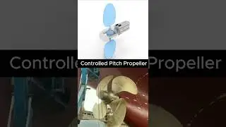 Controlled Pitch Propeller  #tecnology #mechanism #mechanic #engineering #engineer