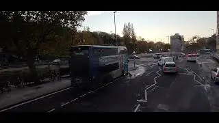 Travelling on a railway replacement service departing Bus station #busspotting #busspotter #buses 