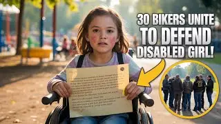 Incredible Rescue: 30 Bikers Walk In to Defend Disabled Girl After Heartwarming Assault Exposed!