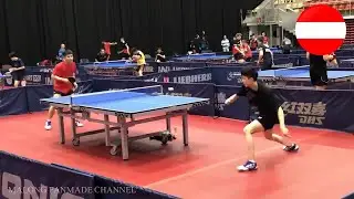 Lin Yun-Ju, Wang Chuqin, Lin Gaoyuan training in Austrian Open 2019 #1