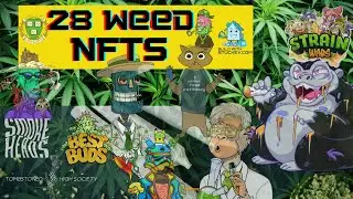 Build With Stuckey | 28 Cool WEED NFT Projects | Review (New Cannabis NFT Projects)